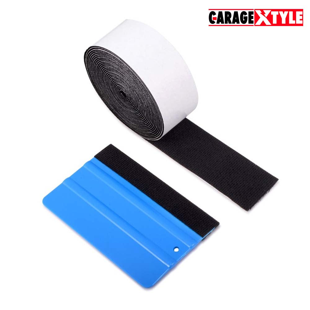 Black Squeegee Felt Soft Fabric – 16.5FT(5M) Roll for Car Wrapping Squeegees