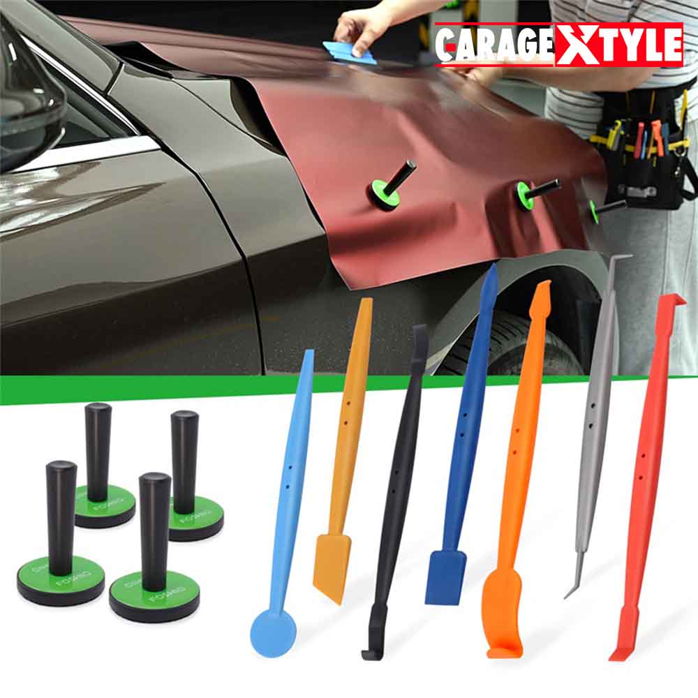 Complete Car Wrapping Tool Kit with Bag & Heat Gun – Ultimate Convenience
