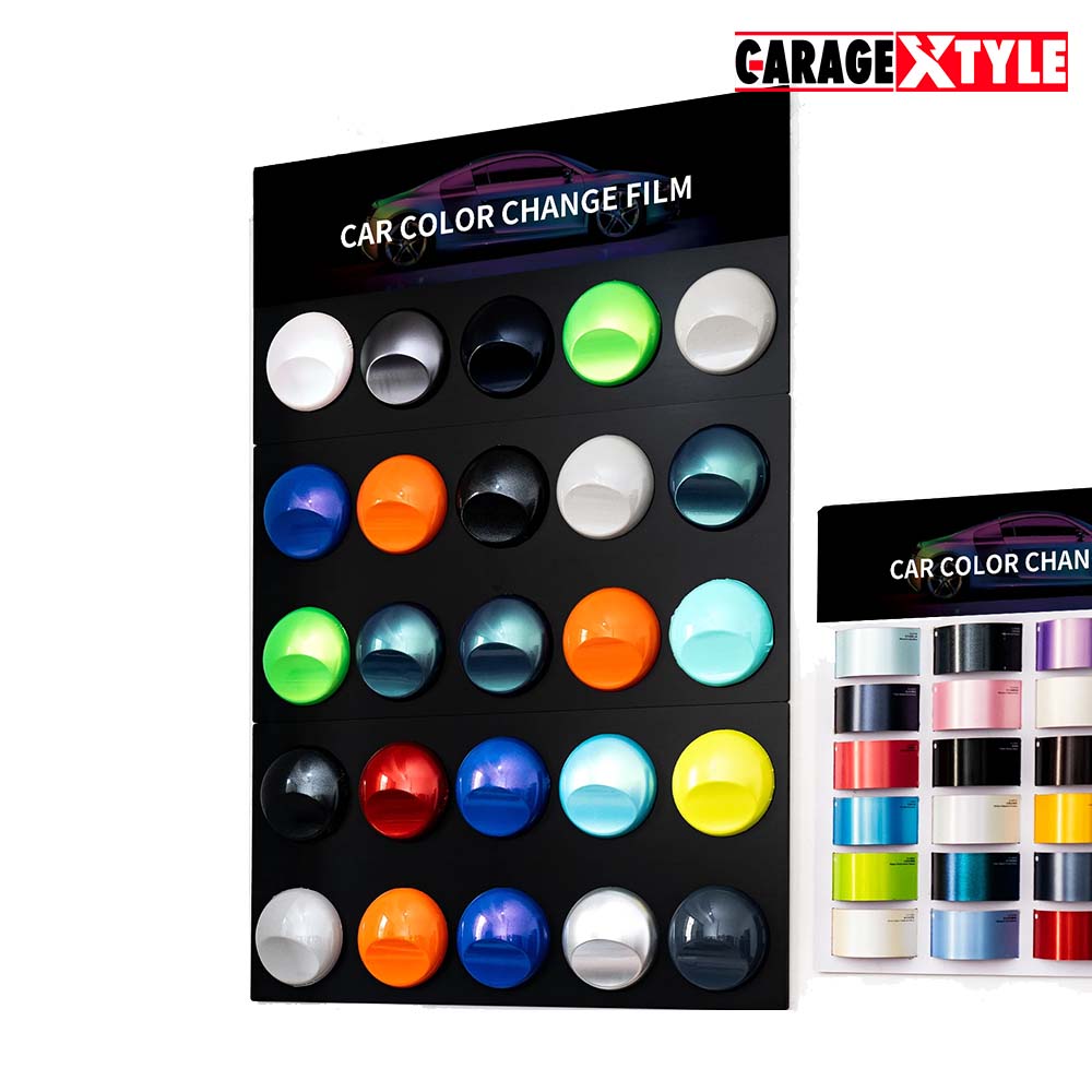 Vinyl Wrap & Paint Wall Display Kit - 25 Pcs for Showcasing Car Wraps and Paints