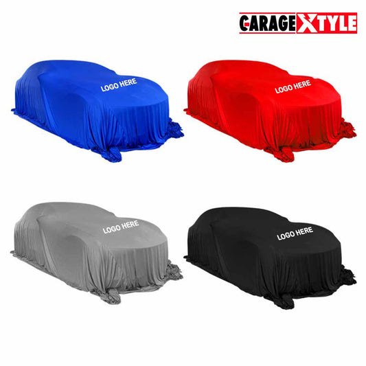 Custom Car Reveal Cover – Stretchable, Soft-Touch Felt with Your Shop Logo for Stunning Reveals & Brand Promotion