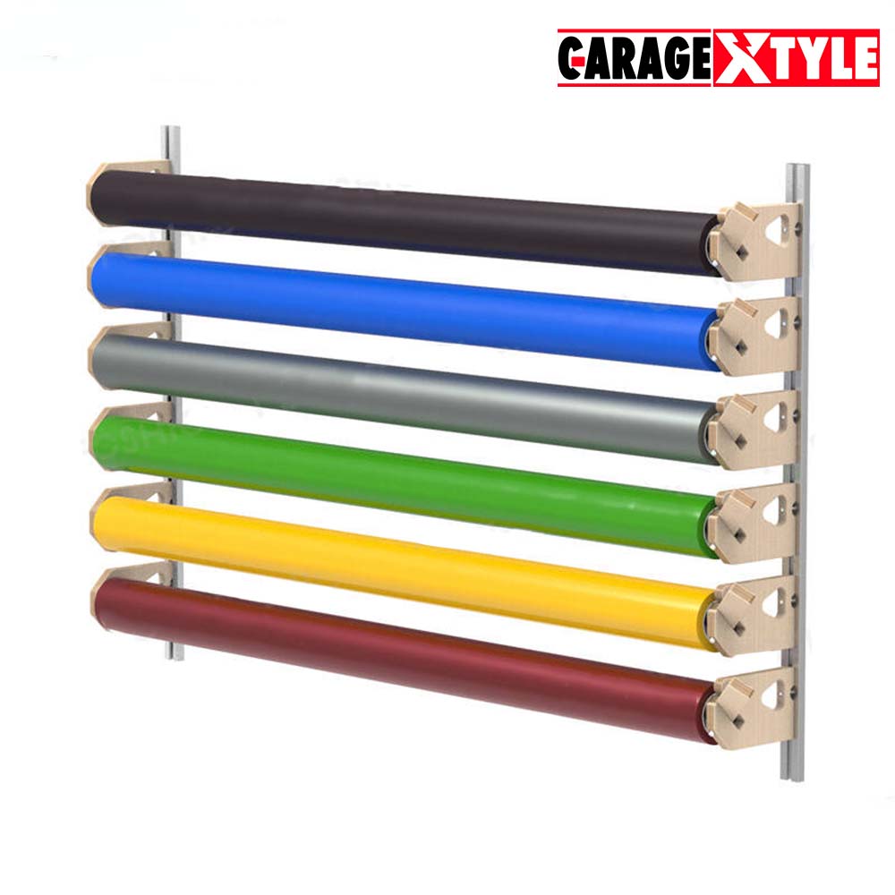 Car Vinyl Roll Wall Storage Mount 2 PCS 12 Rolls