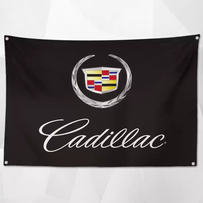 Car Brand Flags – High-Quality Shop Decor Featuring Popular Auto Brands