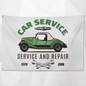 Retro Car Service Flags (Collection One)– Classic Garage & Shop Decor for a Professional Look