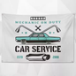 Retro Car Service Flags (Collection One)– Classic Garage & Shop Decor for a Professional Look