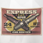 Retro Car Service Flags(Collection Two) – Vintage Automotive Decor for Professional Shops