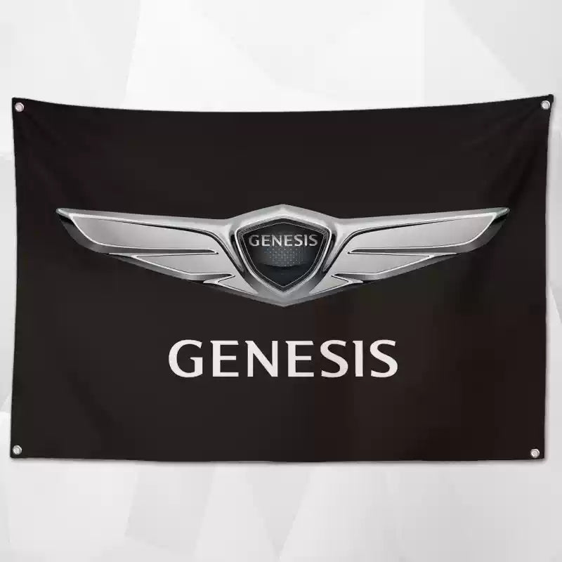 Car Brand Flags – High-Quality Shop Decor Featuring Popular Auto Brands