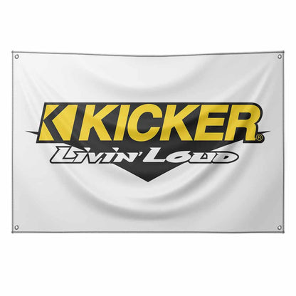 Premium Car Audio Brand Flag – Elevate Your Shop’s Look & Professionalism