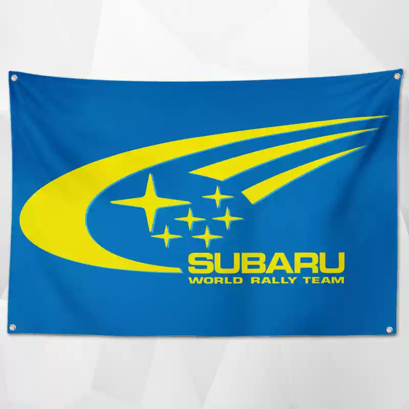 Car Brand Flags – High-Quality Shop Decor Featuring Popular Auto Brands