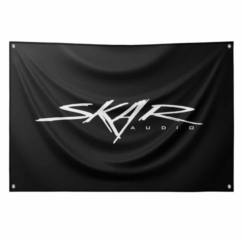 Premium Car Audio Brand Flag – Elevate Your Shop’s Look & Professionalism